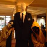 Slenderman, Masky, and Hoodie from Marble Hornets.
